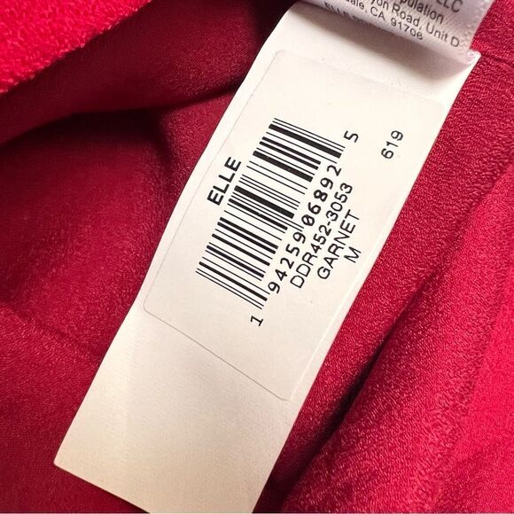 Dress The Population Elle Sheath Midi Dress in Garnet Medium NEW MSRP $168 - Picture 9 of 10